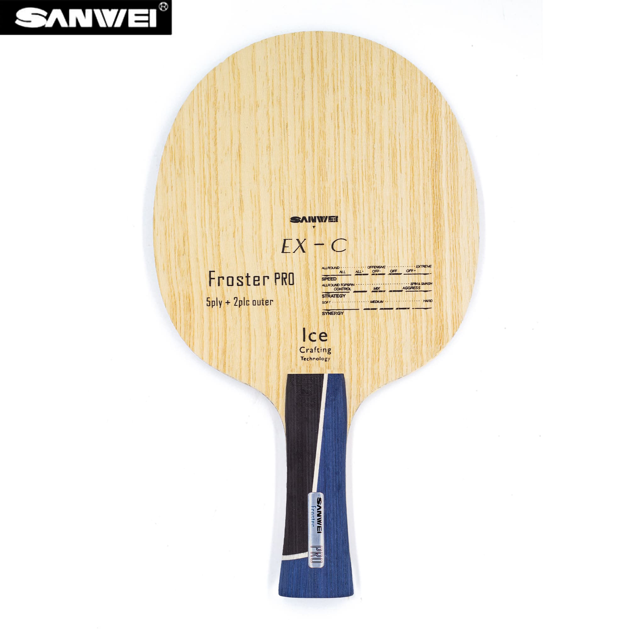 Table Tennis Paddles - SANWEI ALC Table Tennis Blade Froster