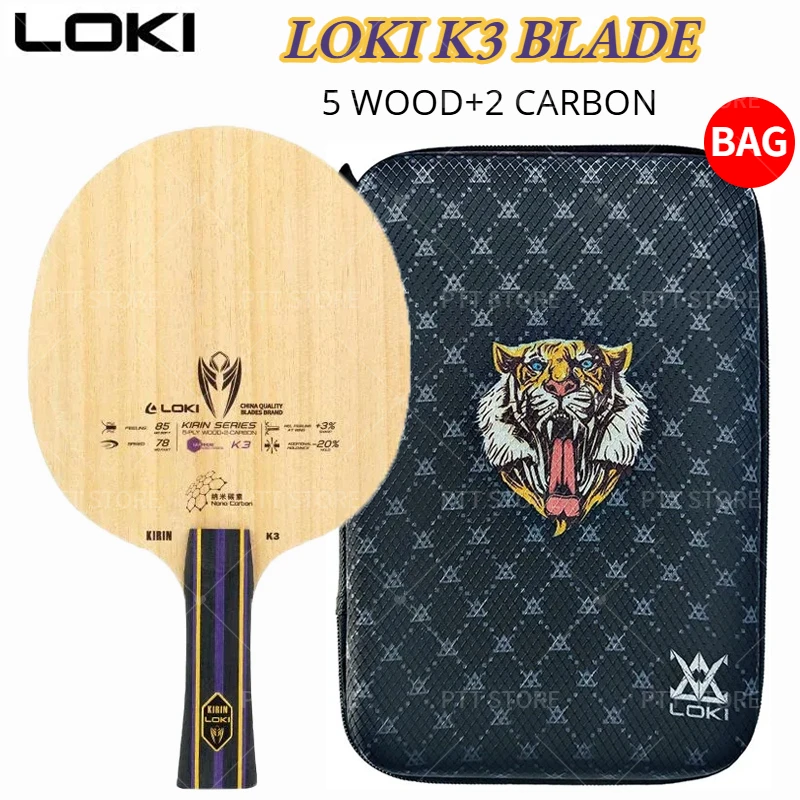 Original LOKI Kirin K3 Table T - Table Tennis Bat Butterfly recension och pris