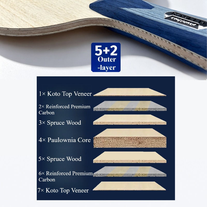 KASEED KING POWER S211 Table T - Table Tennis Paddles recension och pris