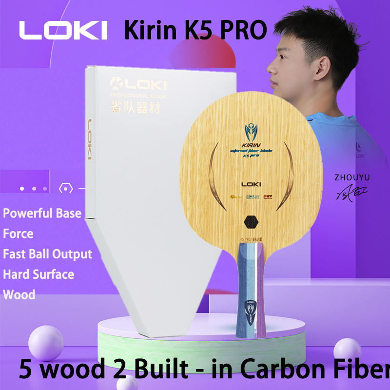 LOKI Kirin K5 PRO 5 Wood 2 Inb - Table Tennis Bat Butterfly recension och pris