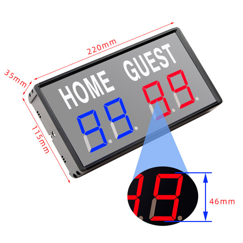 4-Digit LED Electronic Score K - Table Tennis Scoring recension och pris