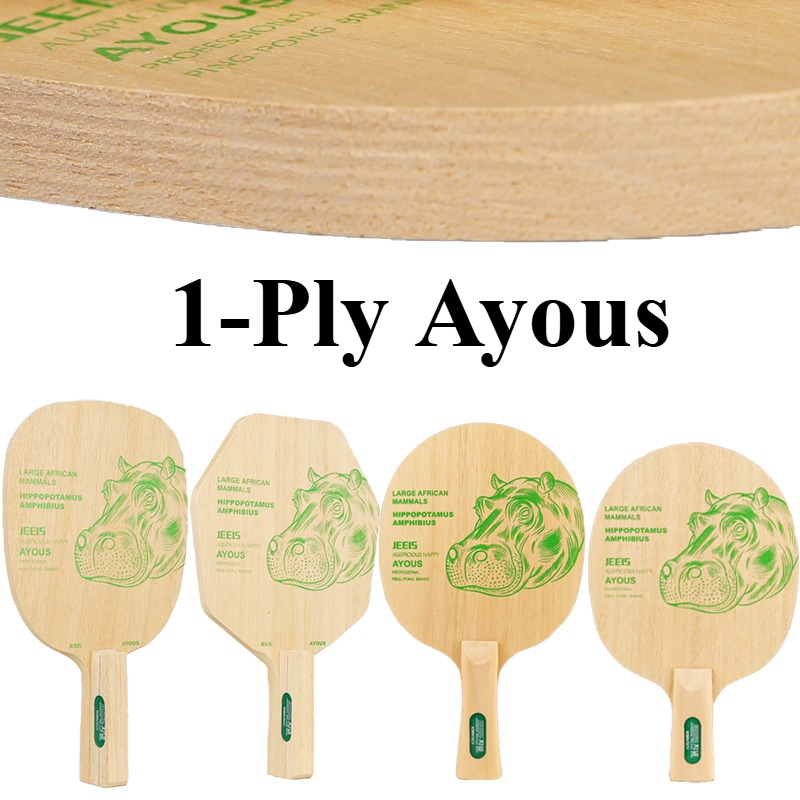 JEELS Green Hippo 1 Ply Ayous  - Table Tennis Japanese recension och pris