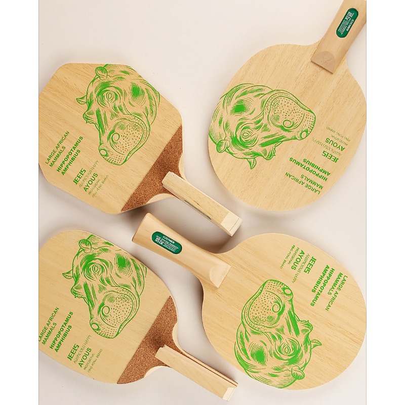 JEELS Green Hippo 1 Ply Ayous  - Table Tennis Japanese recension och pris