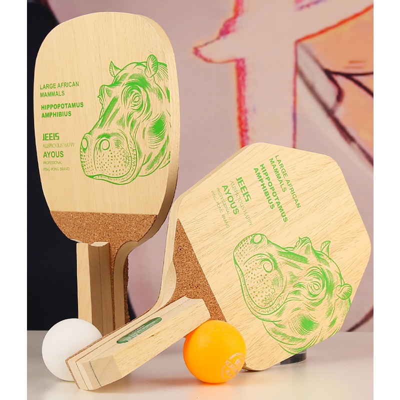 JEELS Green Hippo 1 Ply Ayous  - Table Tennis Japanese recension och pris