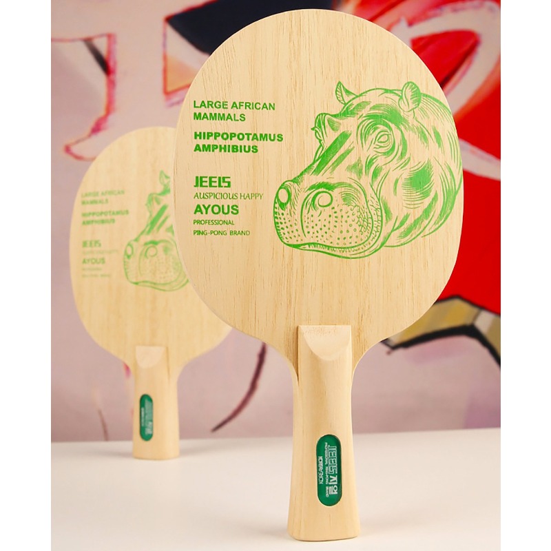 JEELS Green Hippo 1 Ply Ayous  - Table Tennis Japanese recension och pris