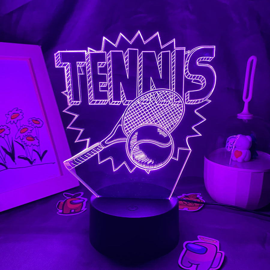 Tennis Player 3D Illusion LED  - Table Tennis Touch recension och pris