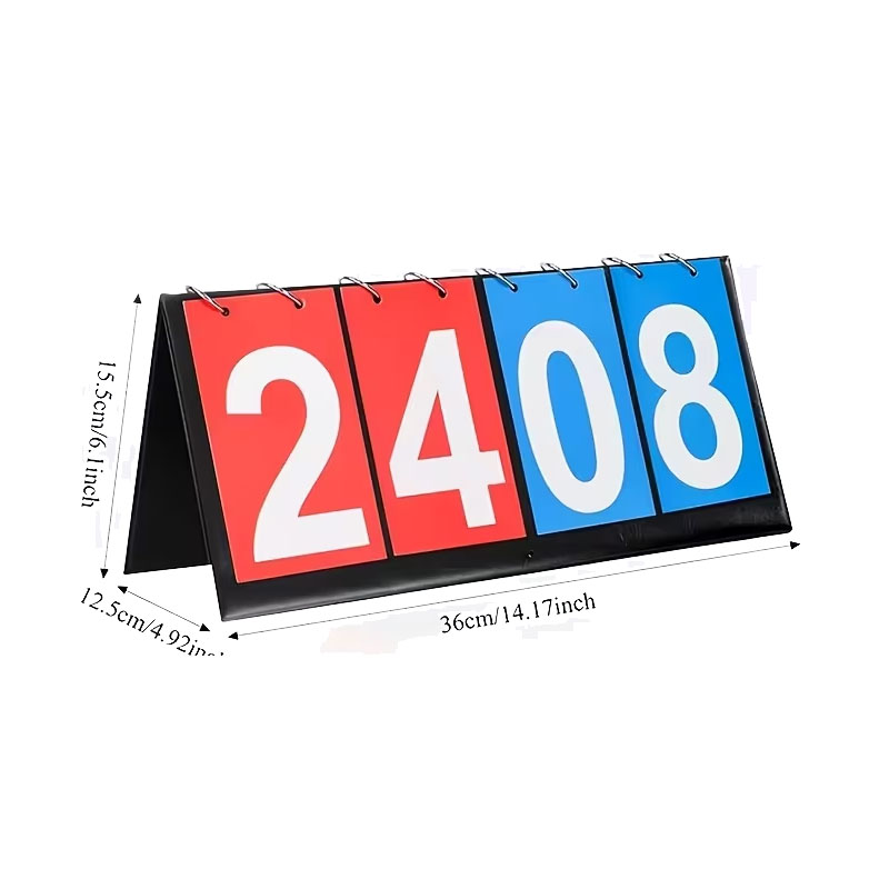 4‑Digit Flip Scoreboard Portab - Table Tennis Scoring recension och pris