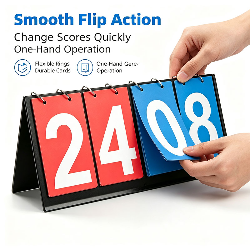 4‑Digit Flip Scoreboard Portab - Table Tennis Scoring recension och pris
