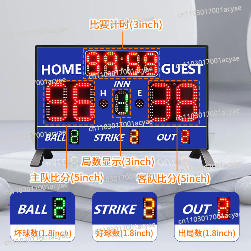 Sports game scoreboard, timing - Table Tennis Scoring recension och pris