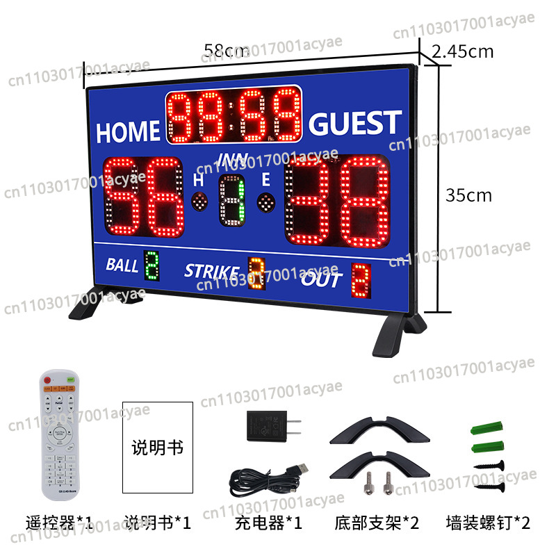 Sports game scoreboard, timing - Table Tennis Scoring recension och pris