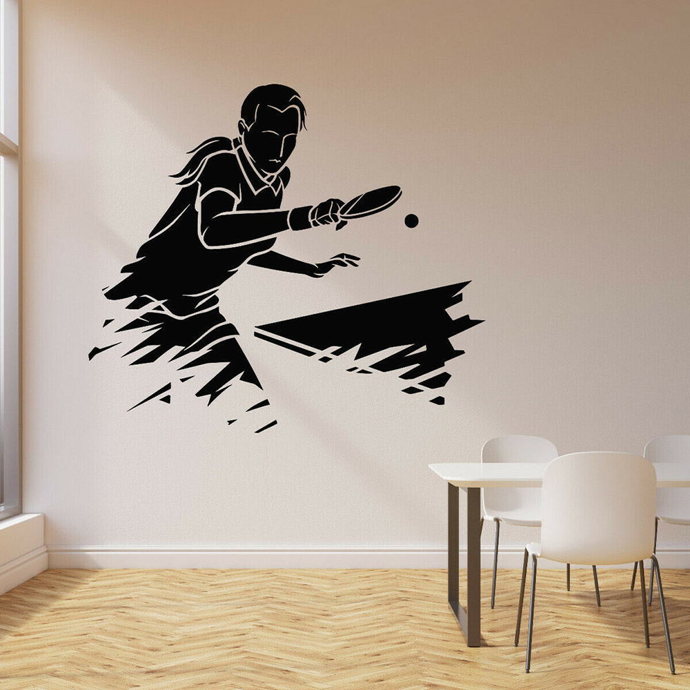 Ping Pong Sports Wall Sticker  - Table Tennis Live recension och pris