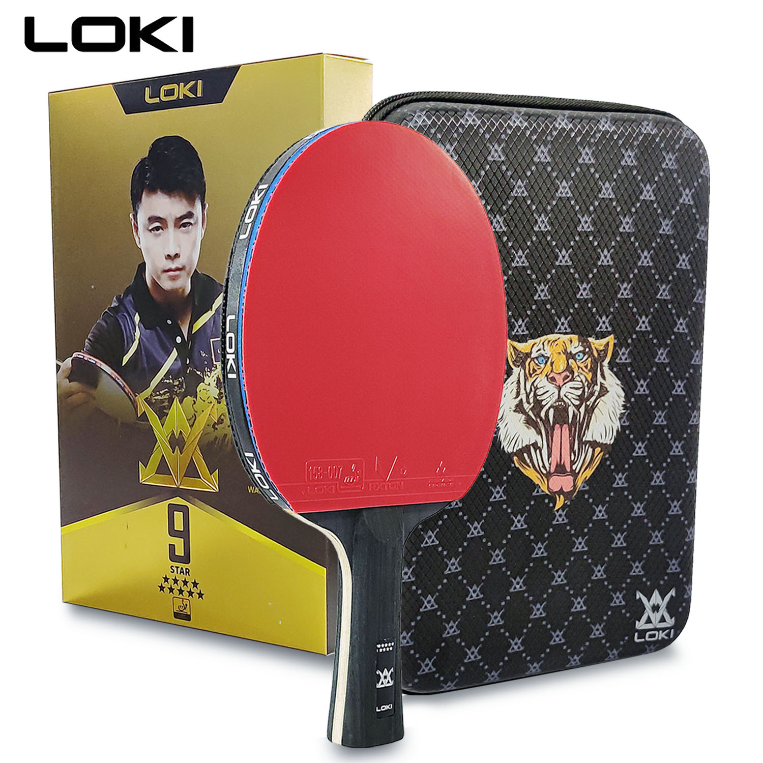 LOKI 9 Star Table Tennis Racke - Table Tennis Bat Butterfly recension och pris