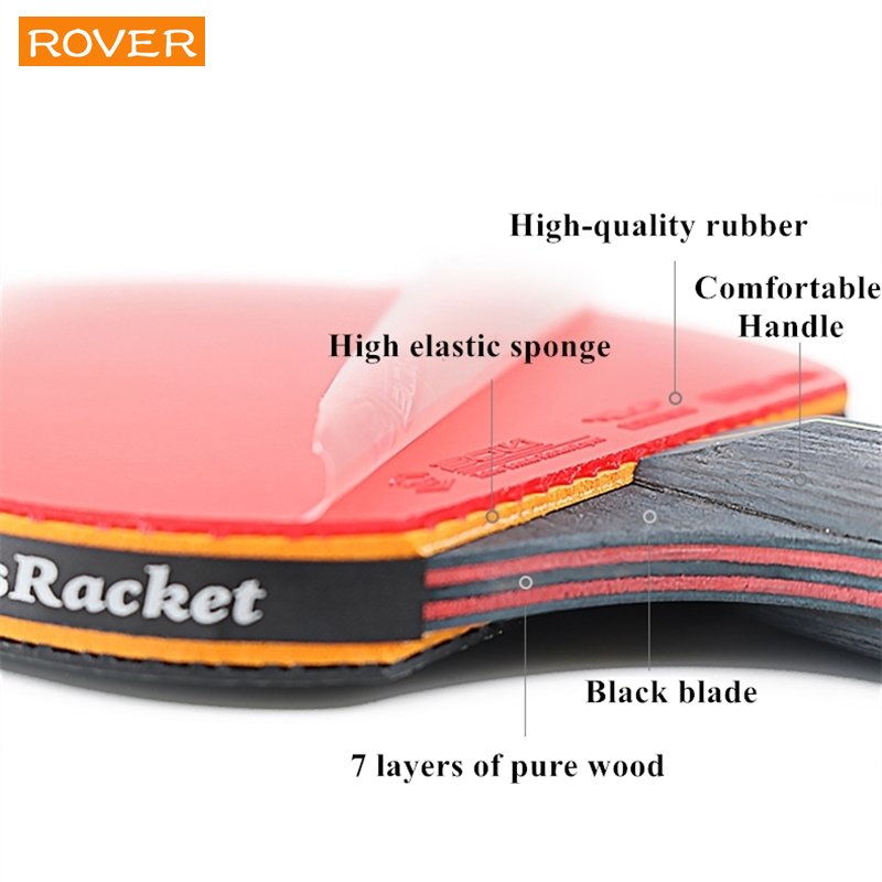 6 Star Table Tennis Racket 2PC - Table Tennis Bat Butterfly recension och pris
