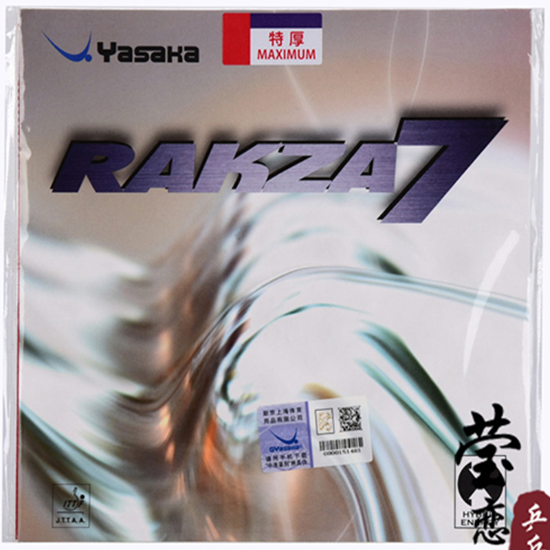 original yasaka RAKZA 7 soft ( - Table Tennis Edge recension och pris